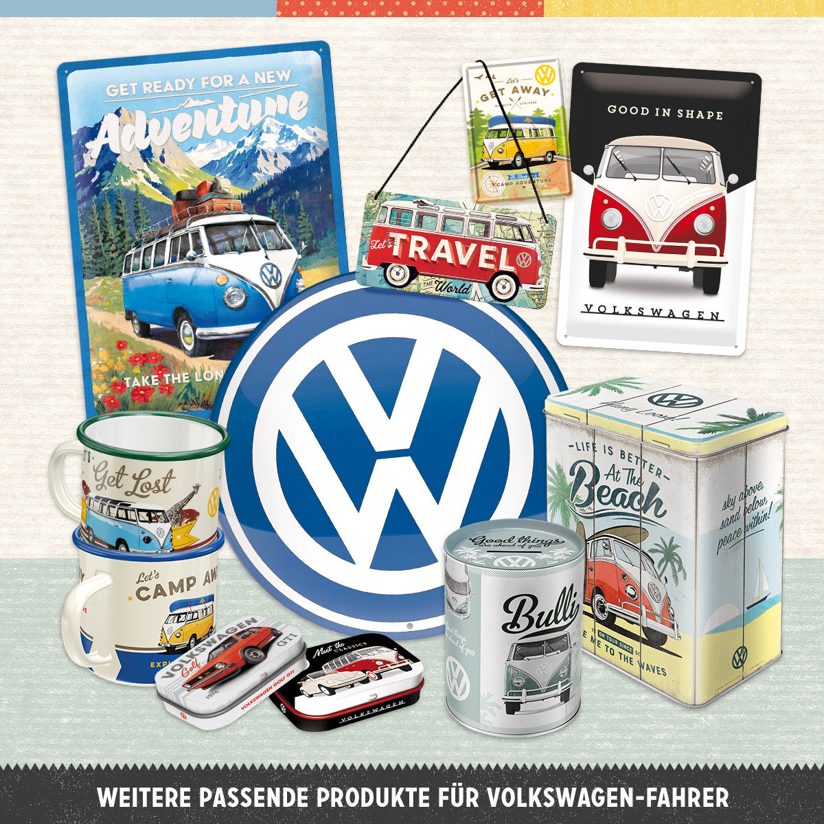 nostalgic-art-volkswagen-vw-logo-portachiavi-rotondo-4-cm image 7