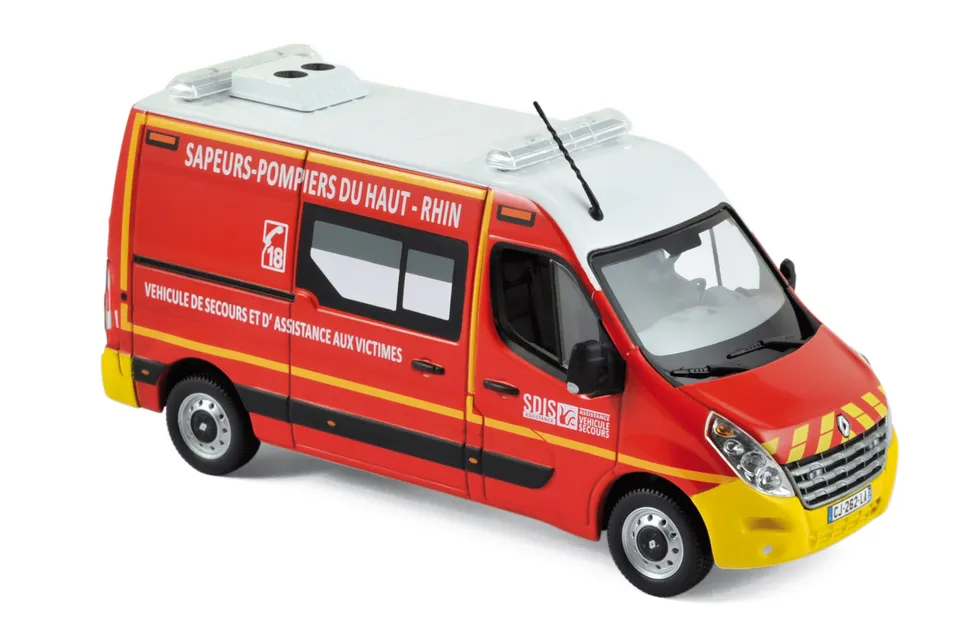 norev-renault-master-2011-pompiers-vsav-modellino-1-43 image 1