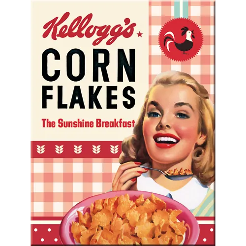 nostalgic-art-kellogg-s-girl-corn-flakes-collage-magnete-da-frigo-6x8-cm image 1