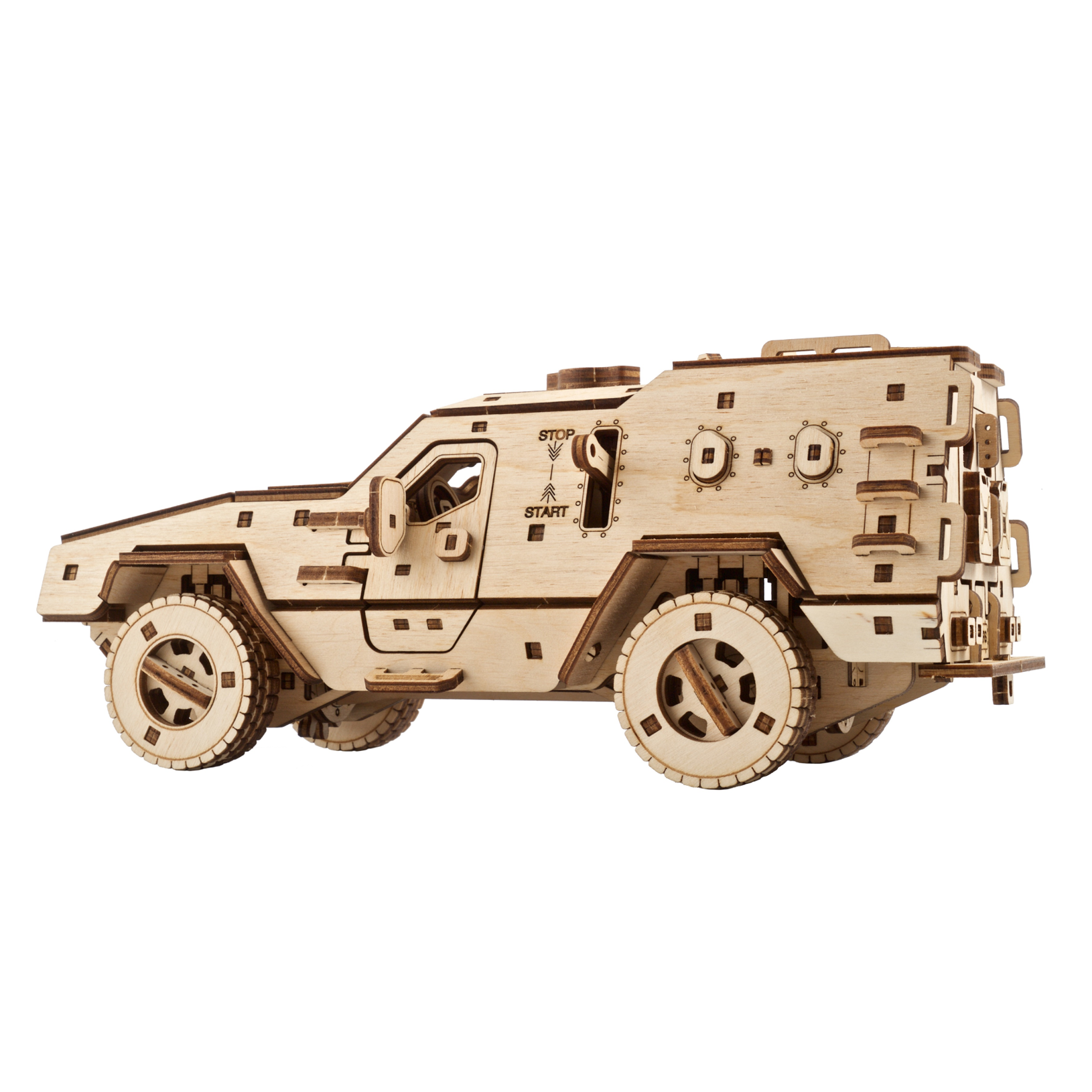 ugears-dozor-b-combat-vehicle-kit-meccanico-in-legno-assemblabile-veicolo-corazz image 5