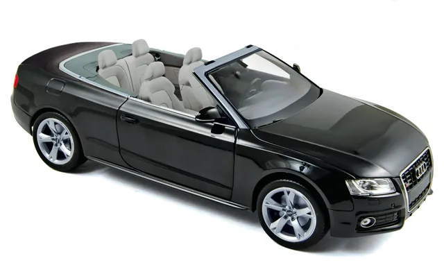 norev-audi-a5-cabriolet-2009-nero-brillante-1-18-modellino-grande image 1