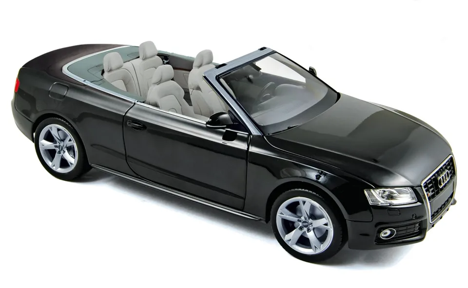 norev-audi-a5-cabriolet-2009-nero-brillante-1-18-modellino-grande image 1