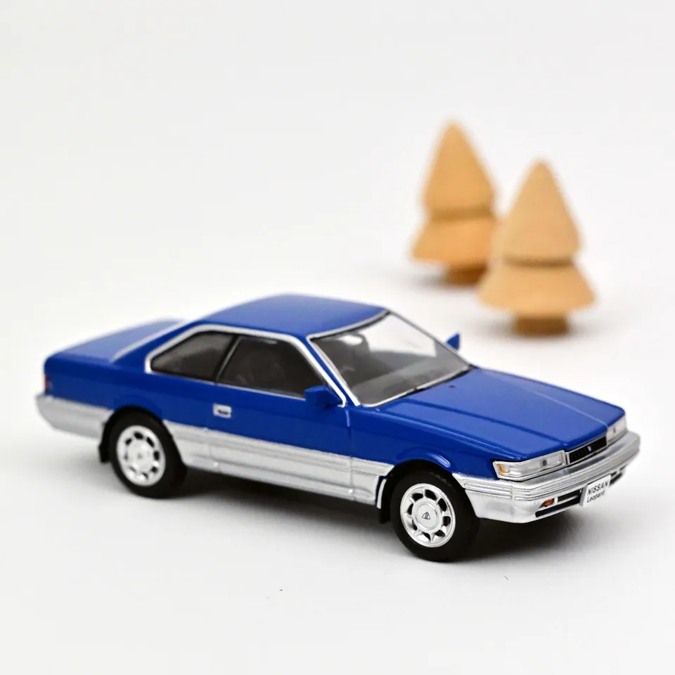 norev-nissan-leopard-f31-1986-modellino-auto-1-43-blu-metallizzato image 1