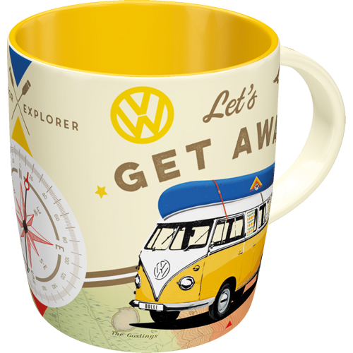 nostalgic-art-volkswagen-vw-bulli-let-s-get-away-tazza-in-ceramica-330-ml image 8