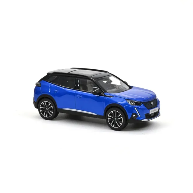 norev-peugeot-e2008-gt-greenigo-blue-modellino-auto-1-43 image 1