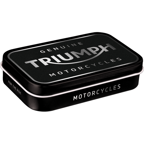 nostalgic-art-triumph-logo-silver-portapillole-scatola-mentine-xl-8x6x2-cm image 1