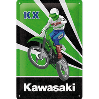 nostalgic-art-kawasaki-kx-motocross-targa-in-metallo-20x30-cm-2 image 2