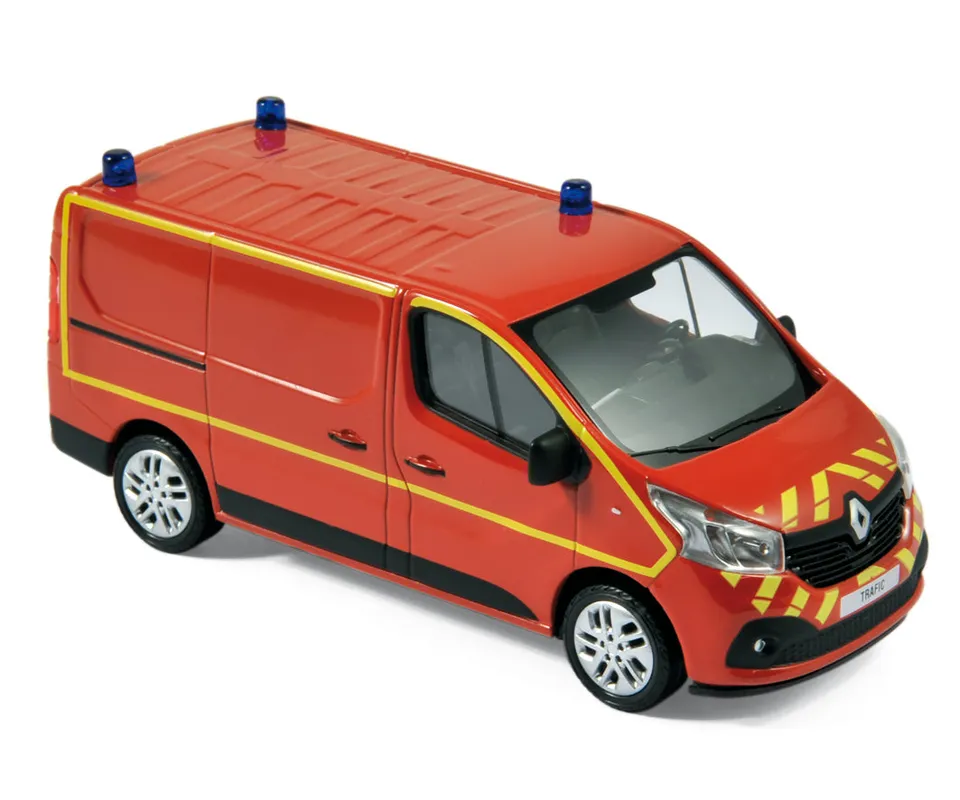 norev-renault-trafic-2014-pompier-modellino-veicolo-vigili-del-fuoco-1-43 image 1