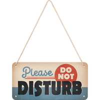 nostalgic-art-do-not-disturb-insegna-in-metallo-da-appendere-10x20-cm image 2