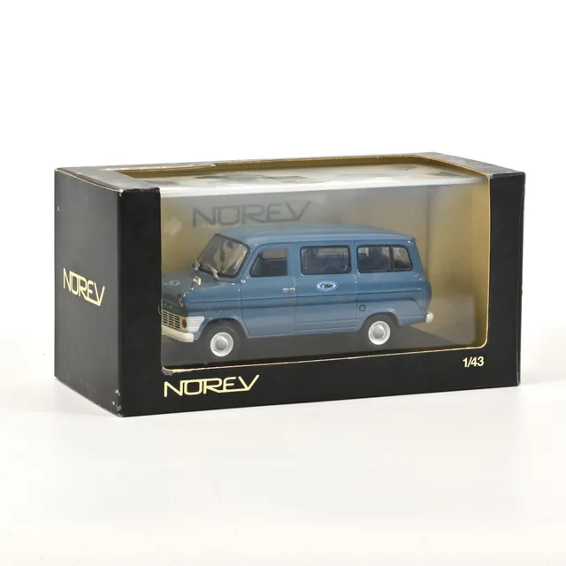 norev-ford-transit-bus-1969-bleu-1-43-modellino-die-cast image 1