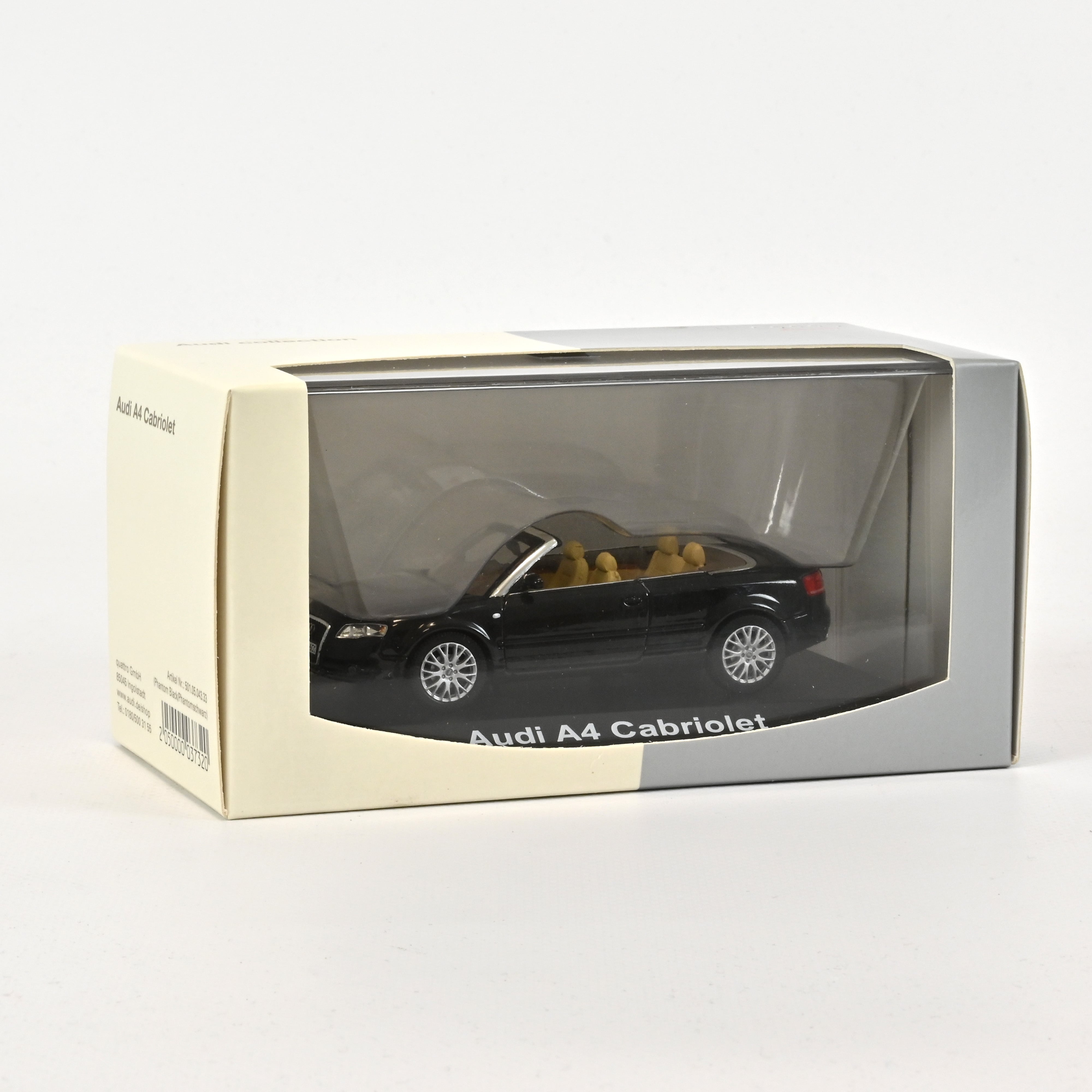 norev-audi-a4-cabriolet-2006-noir-fant-me-1-43 image 1