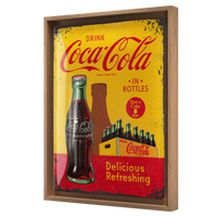 nostalgic-art-coca-cola-in-bottles-yellow-targa-in-metallo-30x40-cm image 6