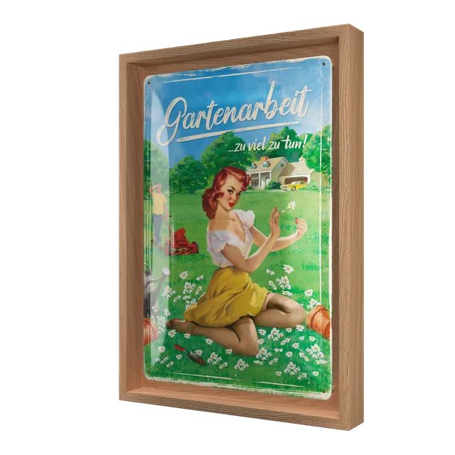 nostalgic-art-gartenarbeit-special-edition-cornice-n-frame-m-24x33-5-cm image 1