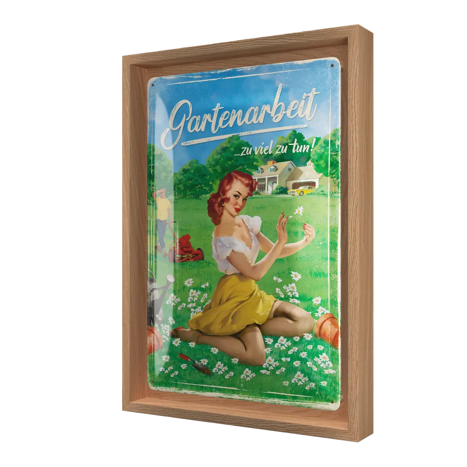nostalgic-art-gartenarbeit-special-edition-cornice-n-frame-m-24x33-5-cm image 1