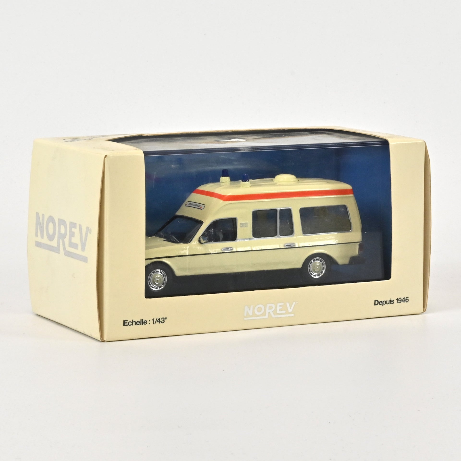 norev-mercedes-ambulanza-tedesca-modellino-1-43 image 1