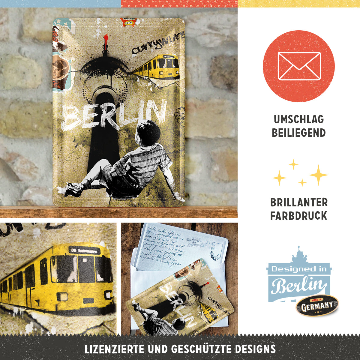 nostalgic-art-berlin-street-art-metal-card-10x14-cm image 3