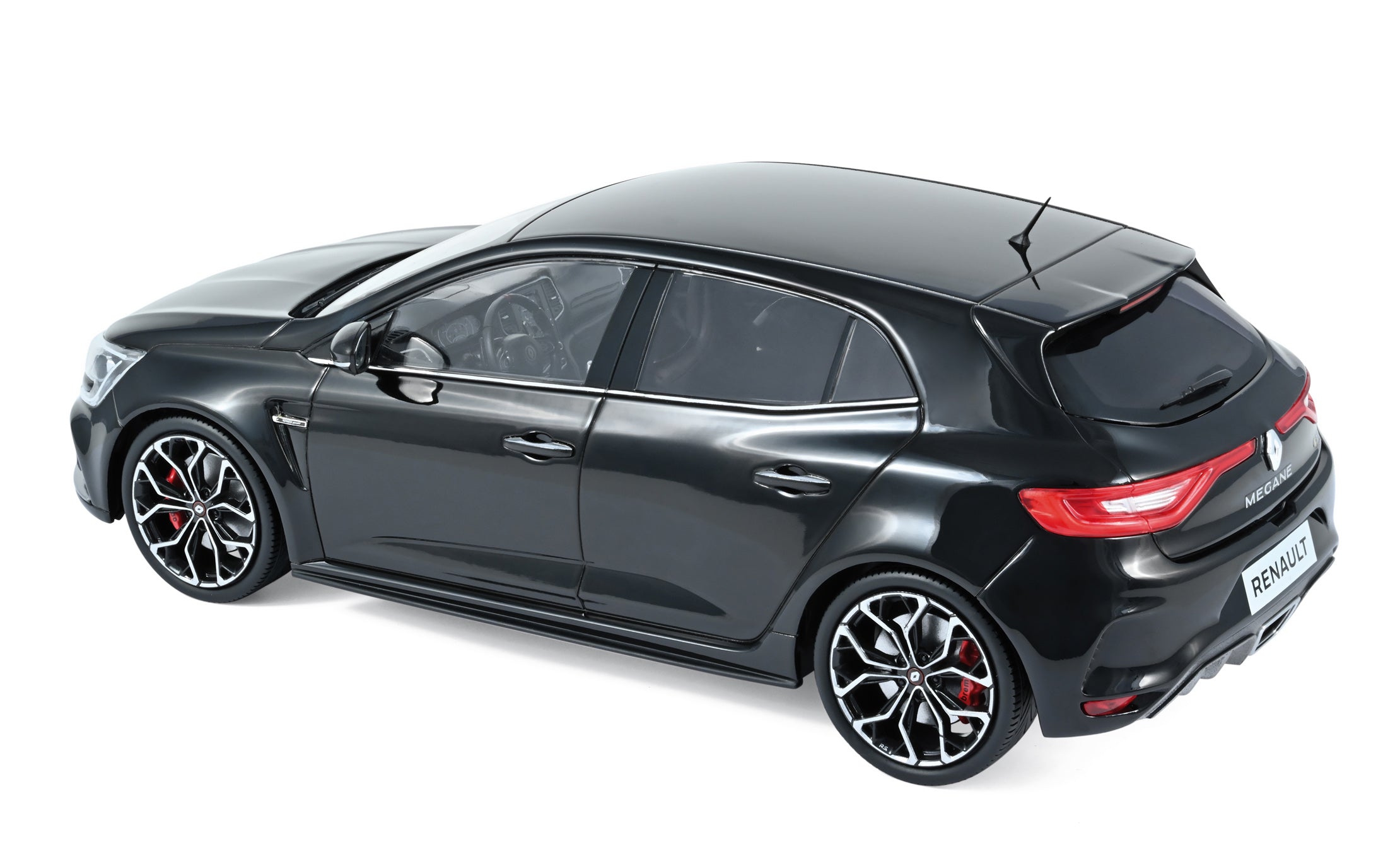 norev-renault-m-gane-r-s-2017-modellino-auto-1-18-nero-edizione-limitata image 2