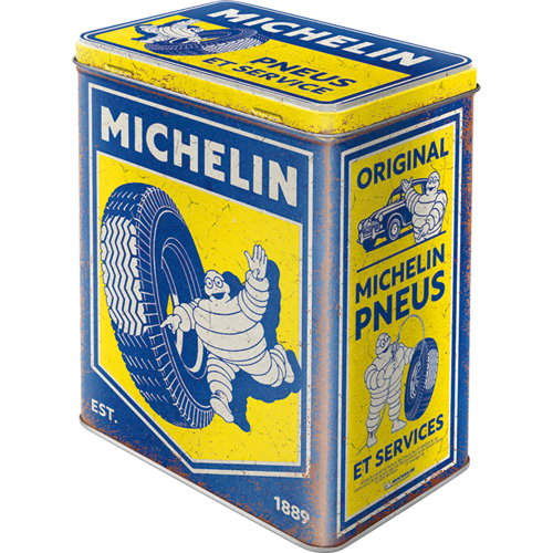 nostalgic-art-michelin-vintage-scatola-di-latta-grande-3-litri image 1