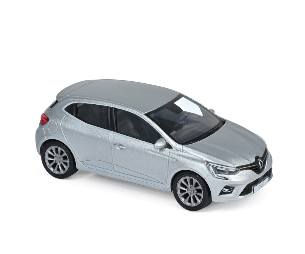 norev-renault-clio-2019-argent-platine-jet-car-1-43 image 1