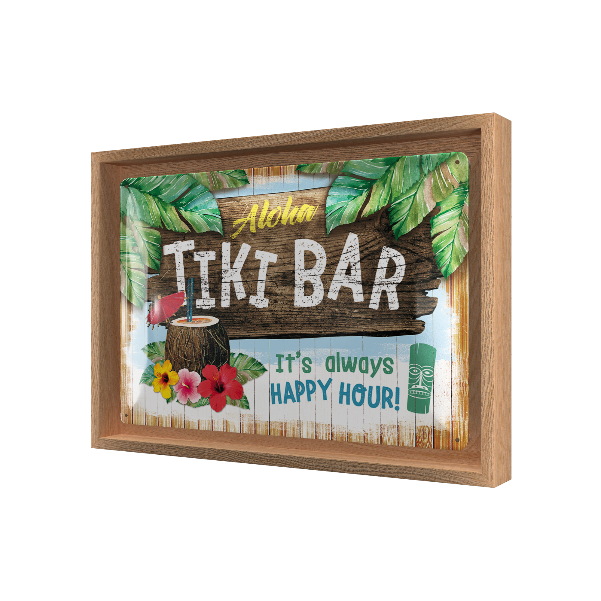 nostalgic-art-tiki-bar-cornice-n-frame-m-edition-24x33-5-cm image 1