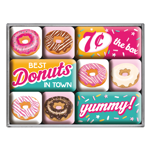 nostalgic-art-donuts-set-magneti image 1