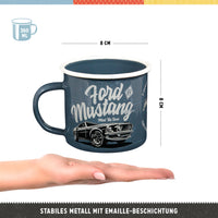 nostalgic-art-ford-mustang-the-boss-tazza-smaltata-360-ml image 2