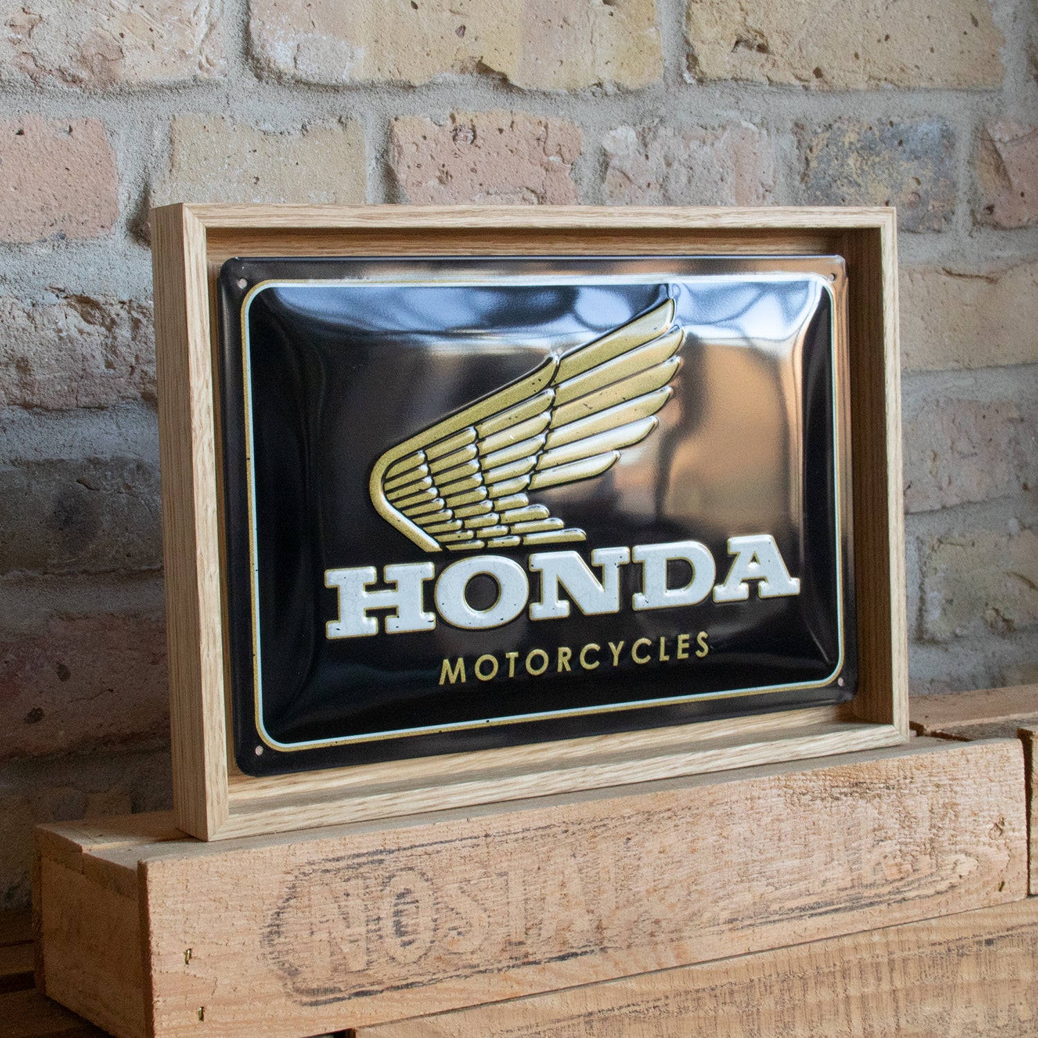 nostalgic-art-honda-mc-motorcycles-gold-n-frame-m-edition image 2