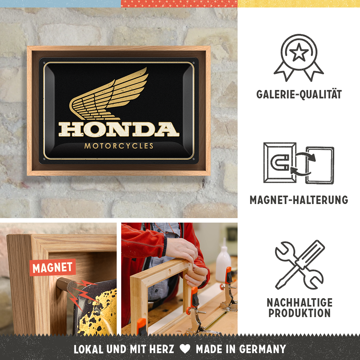 nostalgic-art-honda-mc-motorcycles-gold-n-frame-m-edition image 5