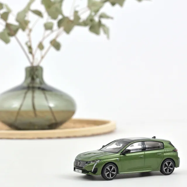 norev-peugeot-308-gt-2021-verde-olivine-modellino-auto-1-43 image 1