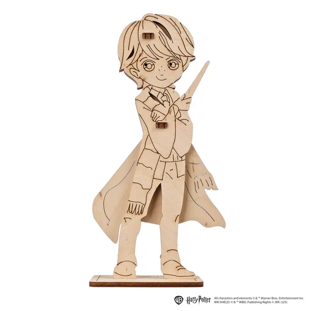 ugears-ronald-weasley-harry-potter-puzzle-3d-in-legno-da-colorare image 1