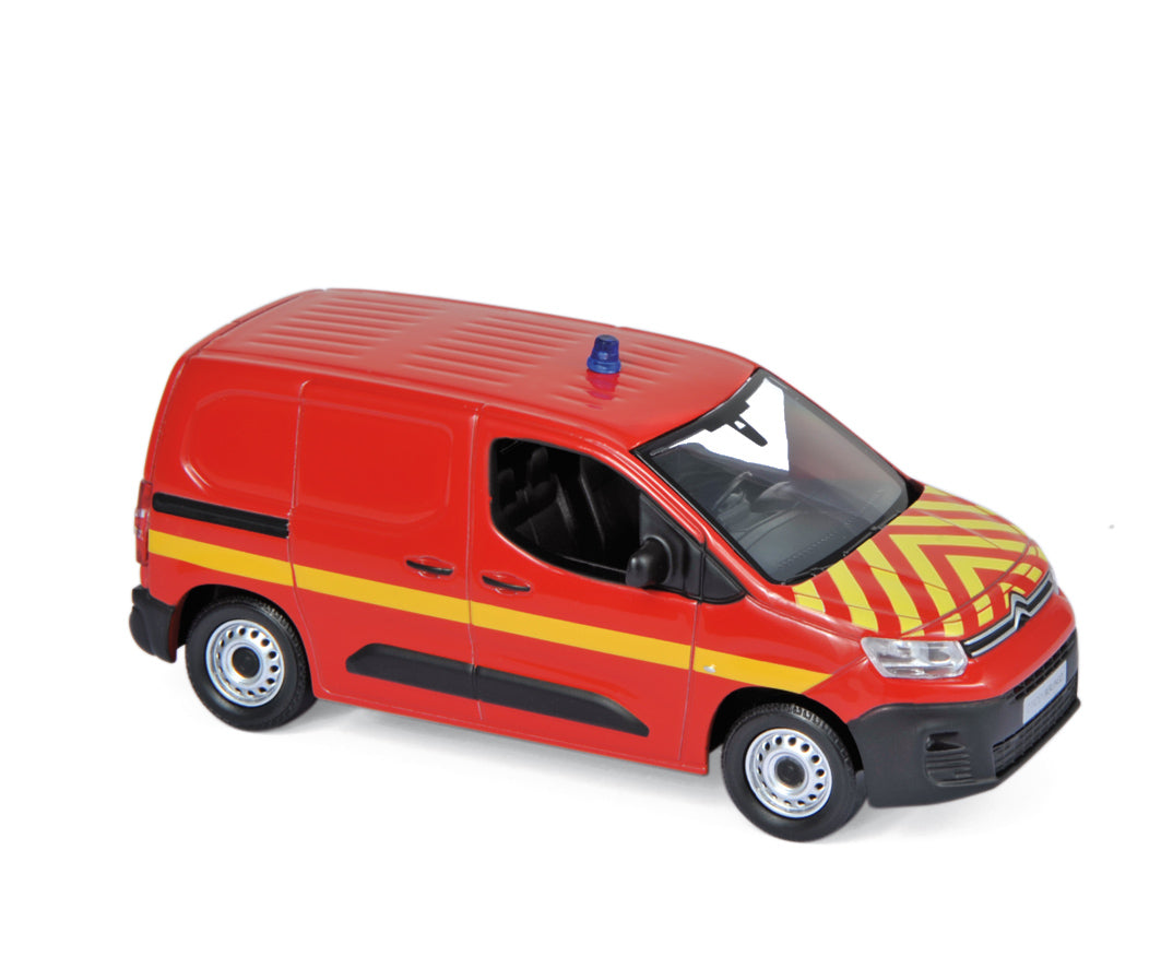 norev-citro-n-berlingo-van-2018-pompiers-rosso-1-43-modellino-mezzo-vigili-del-f image 1