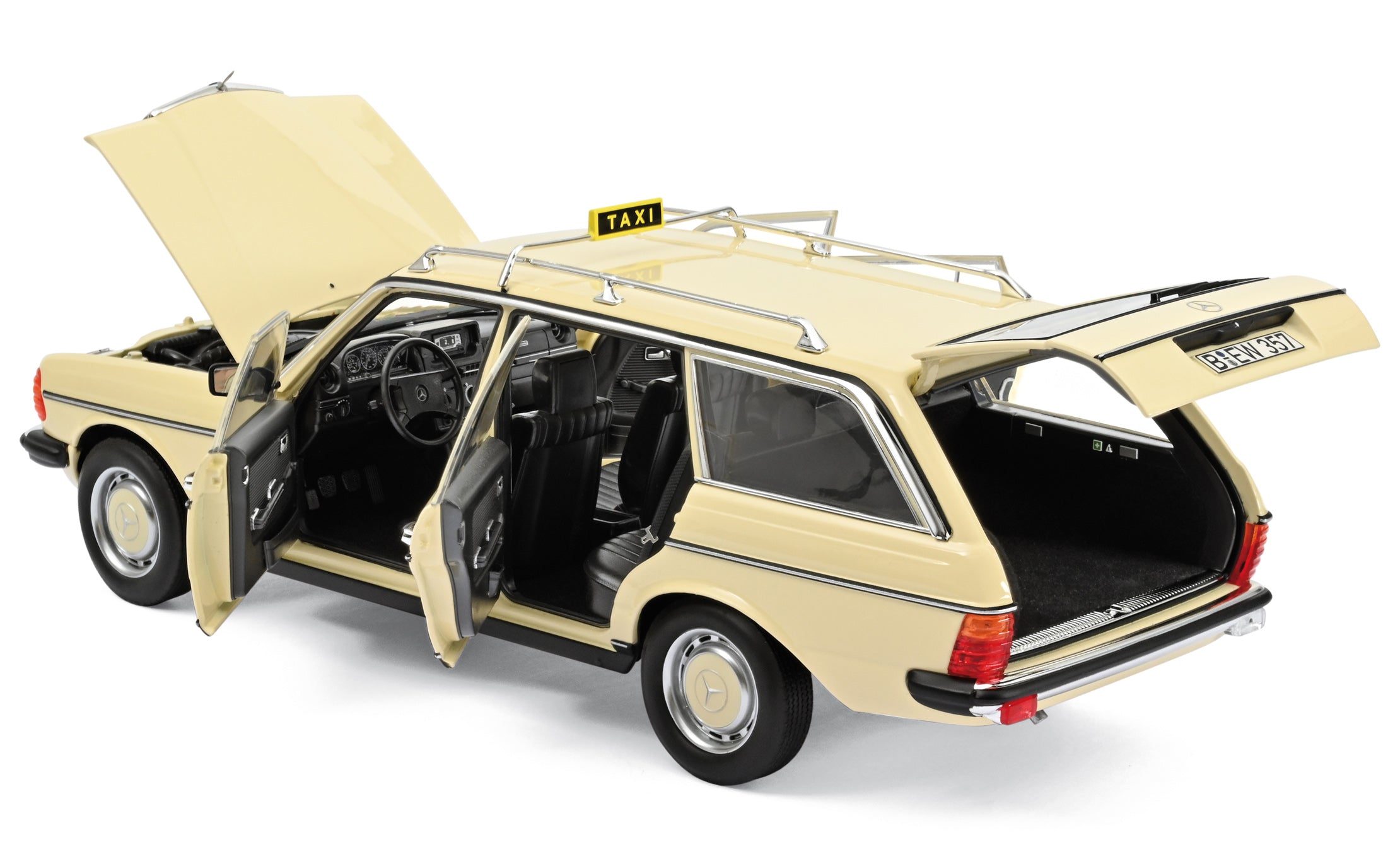 norev-mercedes-benz-200-t-1982-taxi-1-18-modellino-die-cast image 2