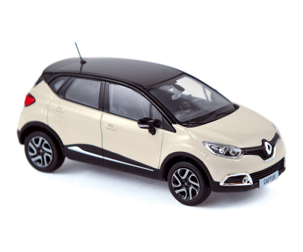 norev-renault-captur-2013-ivoire-e-noir-modellino-auto-1-43 image 1
