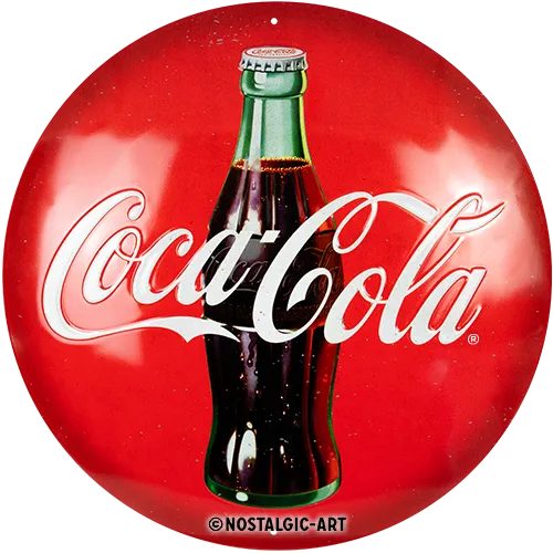 nostalgic-art-coca-cola-targa-rotonda-in-metallo-gozzo-35-cm image 1