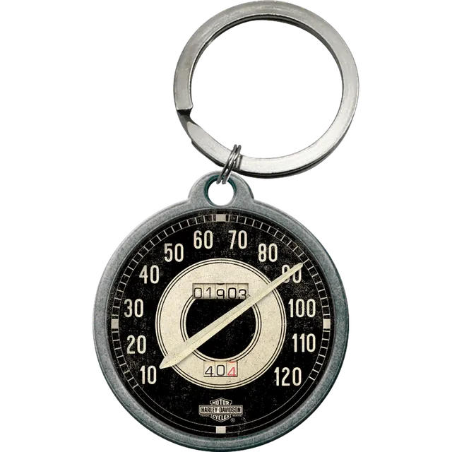 nostalgic-art-harley-davidson-tacho-portachiavi-metallo-4-cm image 1
