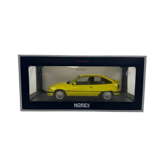 norev-opel-kadett-gsi-1987-giallo-1-18-modellino-auto-youngtimer image 1