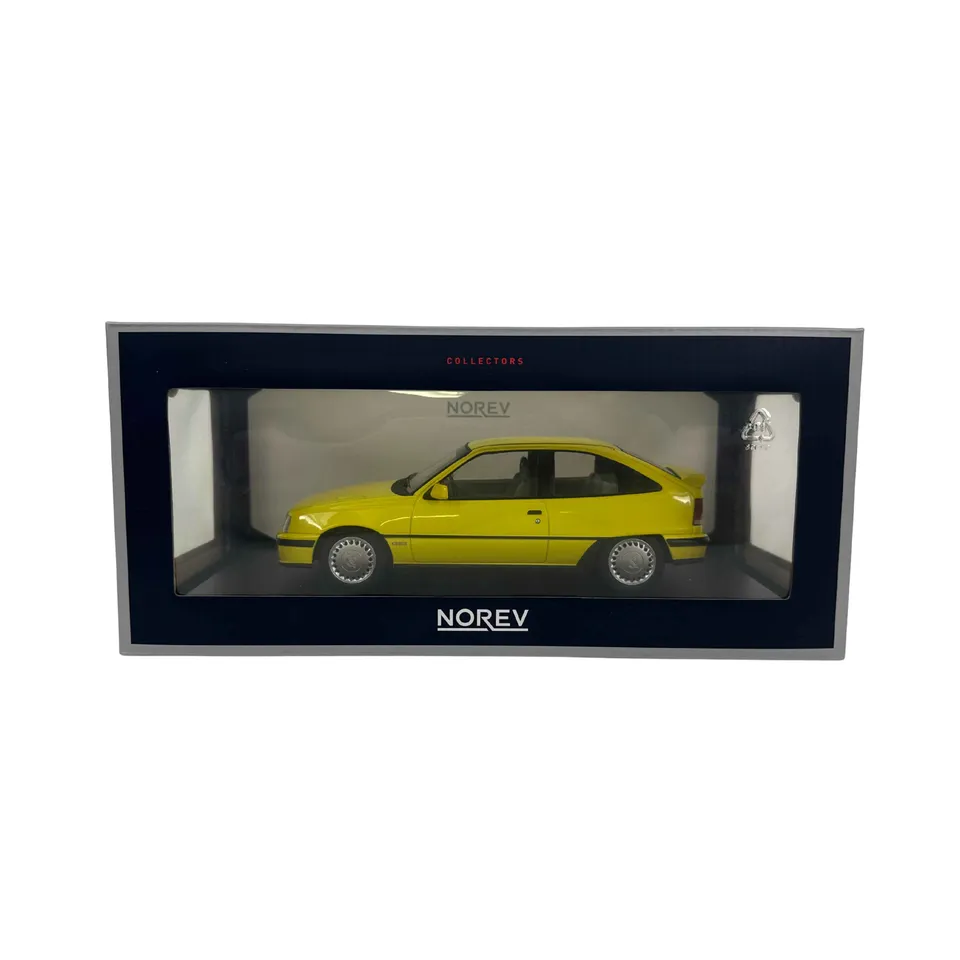 norev-opel-kadett-gsi-1987-giallo-1-18-modellino-auto-youngtimer image 1