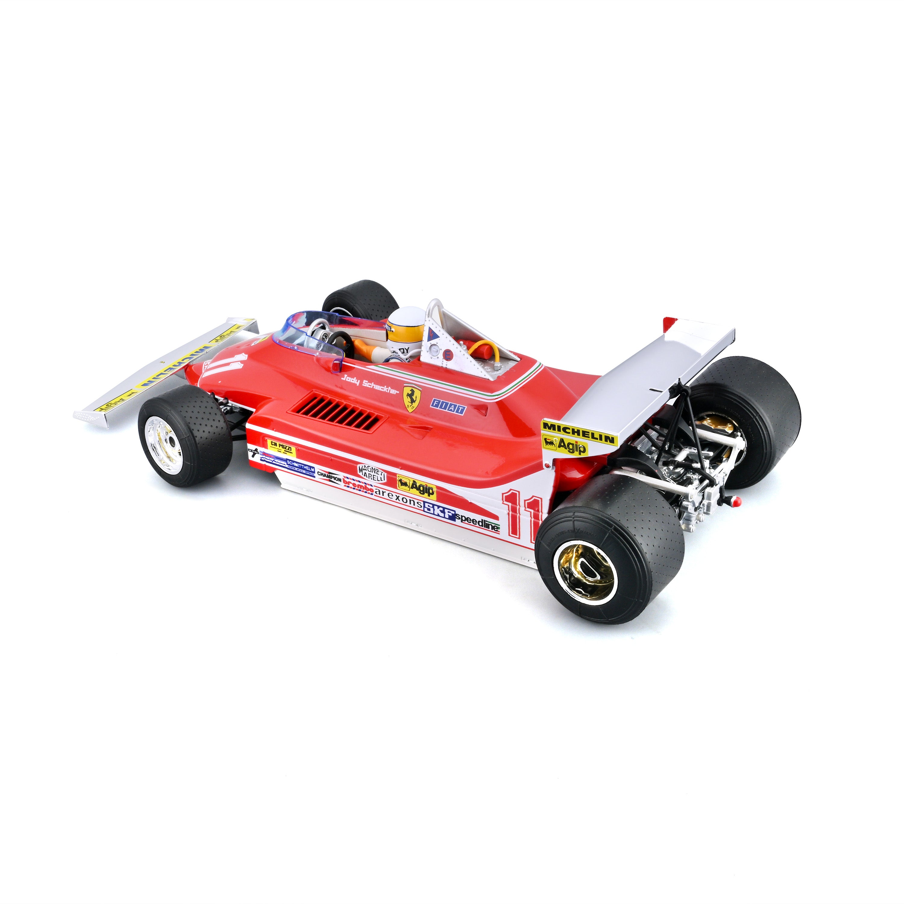bburago-ferrari-312-t4-short-tail-11-jody-scheckter-monaco-1979-modellino-1-18-c image 3