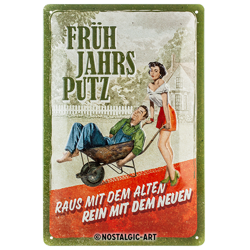 nostalgic-art-fr-hjahrsputz-special-edition-targa-in-metallo-20x30-cm image 1