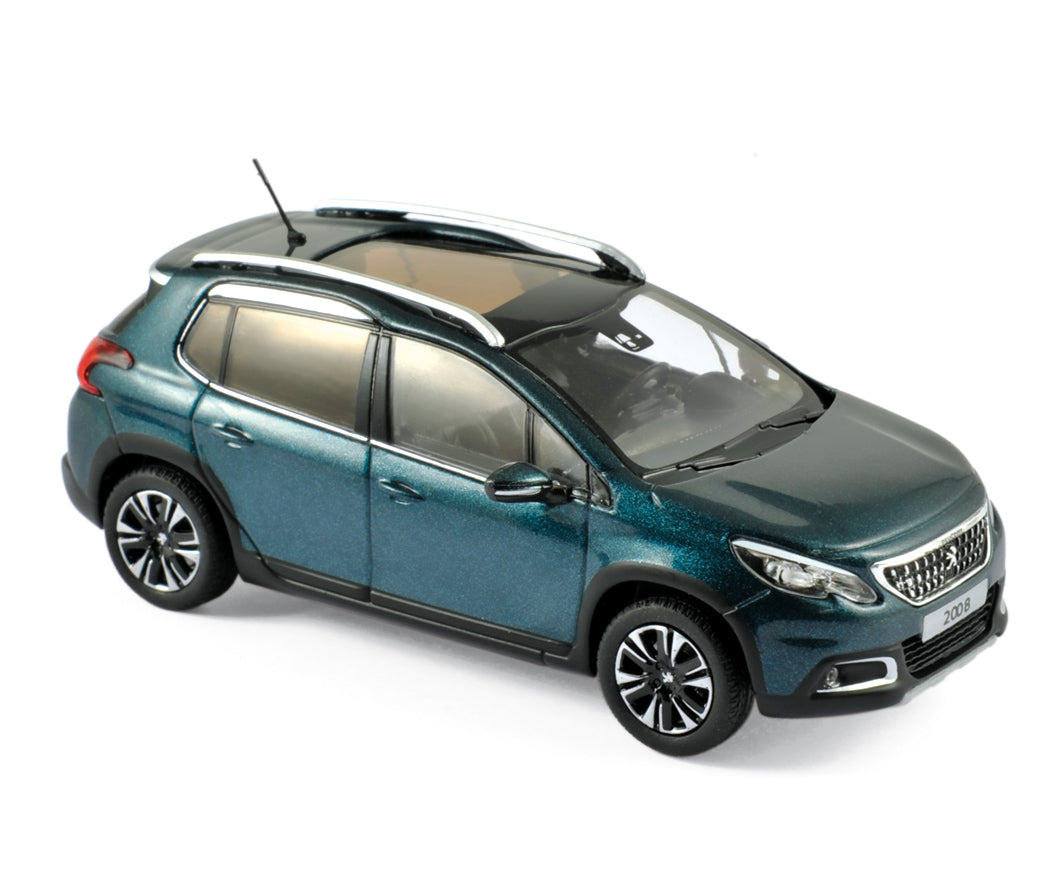 norev-peugeot-2008-2016-bleu-cristal-emeraude-1-43-modellino-die-cast image 1