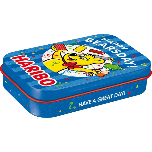 nostalgic-art-haribo-happy-bearsday-scatola-tascabile-in-metallo image 1