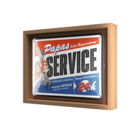 nostalgic-art-papas-service-targa-in-metallo-15x20-cm image 4