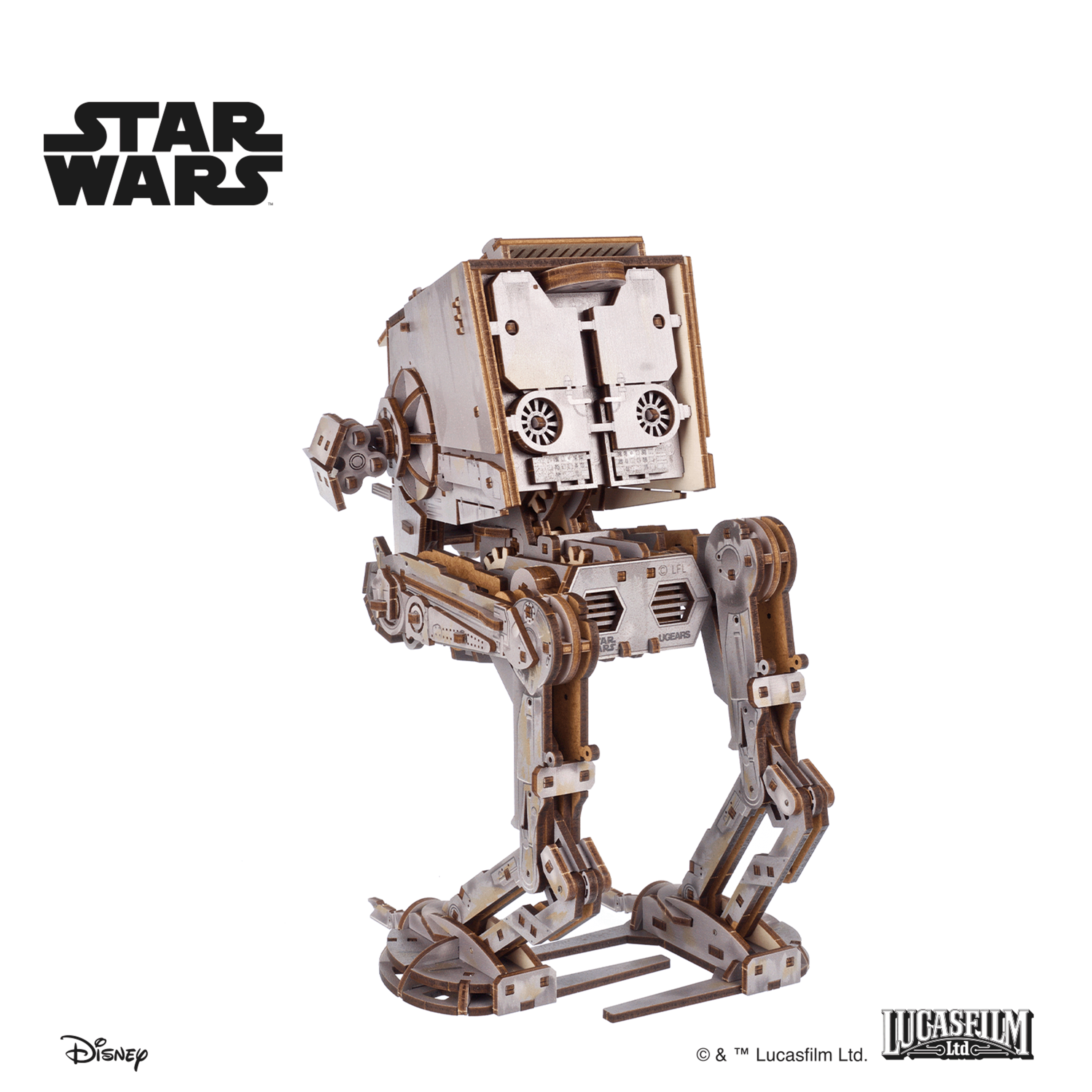 ugears-at-st-walker-star-wars-modellino-meccanico-in-legno-a-molla image 6