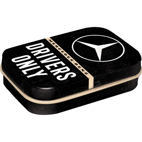 nostalgic-art-mercedes-benz-drivers-only-scatola-tascabile-per-mentine image 1