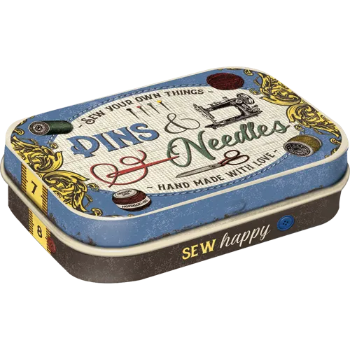 nostalgic-art-pins-needles-scatolina-tascabile-in-latta-con-mentine image 1