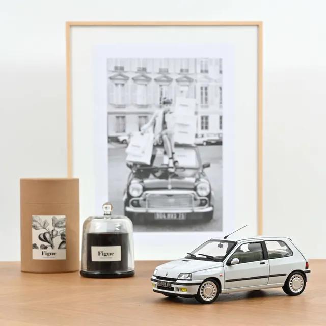 norev-renault-clio-16s-1991-bianca-modellino-auto-1-18 image 1