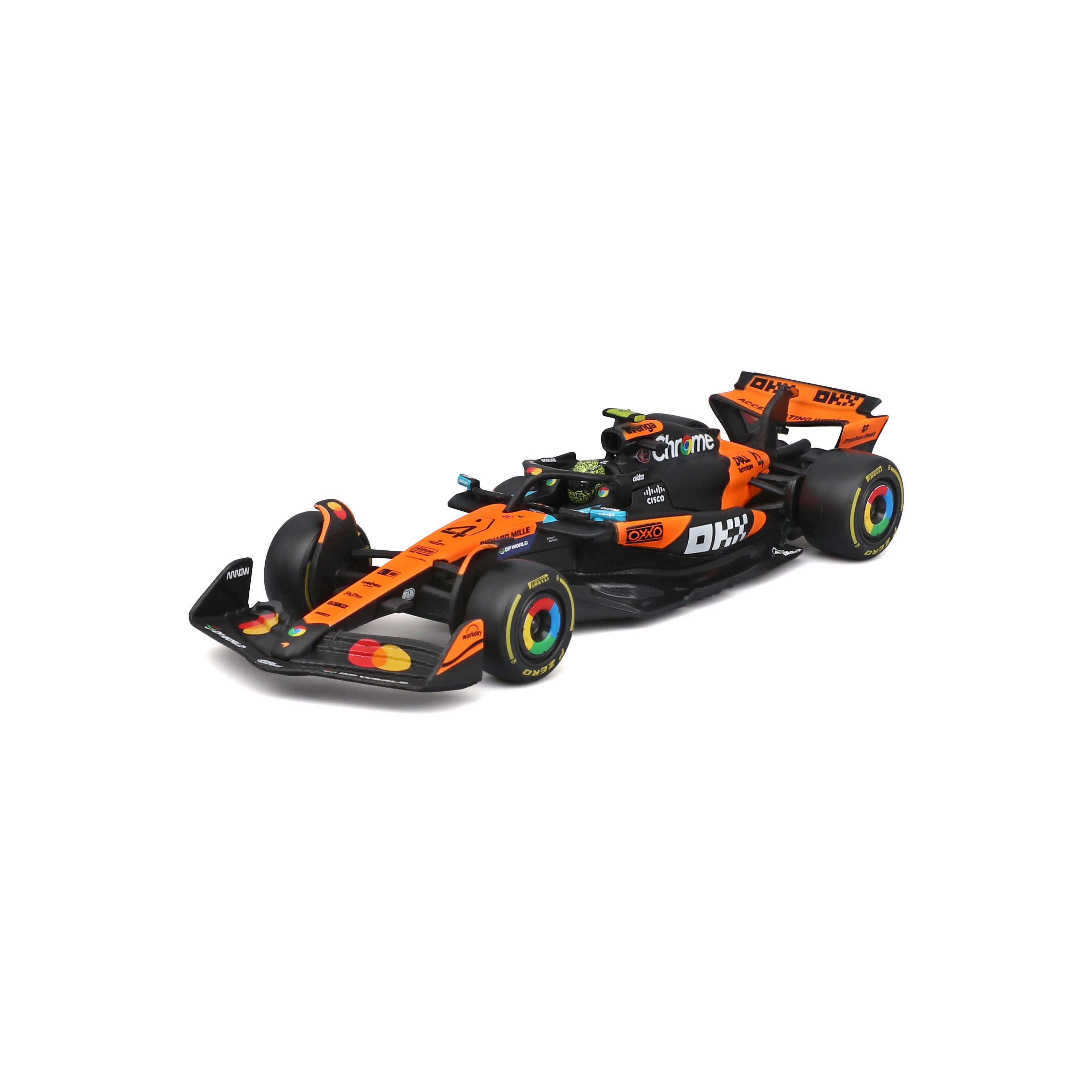 bburago-mclaren-f1-mcl39-2025-4-lando-norris-1-43-con-base-e-teca image 3
