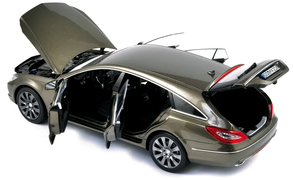 norev-mercedes-benz-cls-klasse-shooting-brake-2012-ivory-metallic-1-18-modellino image 1