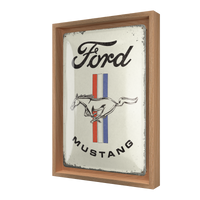 nostalgic-art-ford-mustang-horse-stripes-logo-targa-in-metallo-20x30-cm image 7