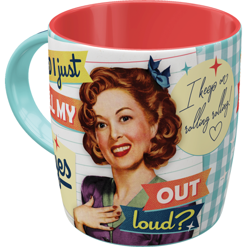 nostalgic-art-did-i-just-roll-my-eyes-out-loud-tazza-in-ceramica-330-ml image 1
